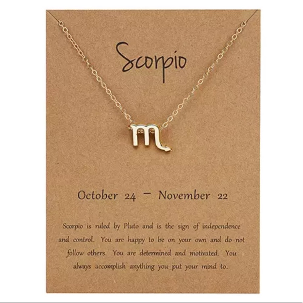 Astrology Necklace ( Scorpio )